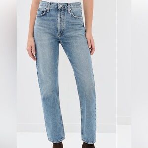 Agolde Women’s 90’s pinch high rise Straight Jeans